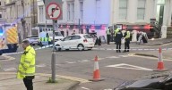 Two pedestrians knocked down in Glasgow city centre as cops lock down scene