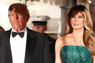 Melania Trump se vistió de gala en verde saudí en honor al príncipe Mohammed bin Salmán