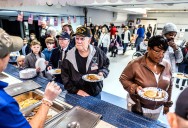 Dauphin County students serve breakfast to veterans to mark holiday: photos