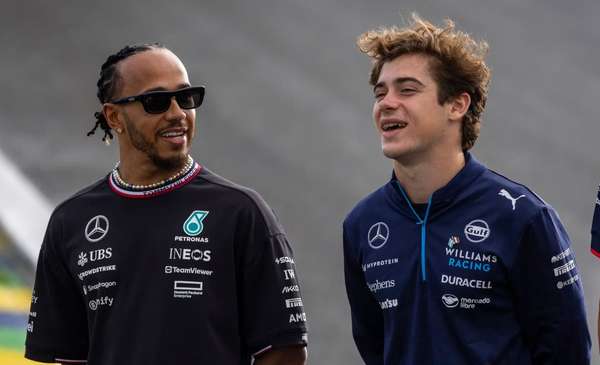 F1: Colapinto y Hamilton unidos por un detalle en Las Vegas