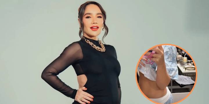 Paola Jara sorprende con su figura a solo días de dar a luz a su hija Emilia: “Así vamos”