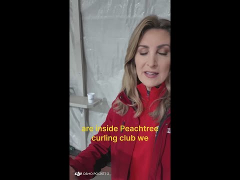 On the ice at Peachtree Curling Club