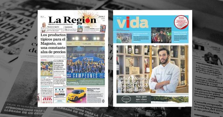 La portada de La Región de este domingo, 9 de noviembre