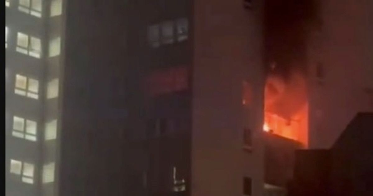 Boy, 14, arrested at scene of fire where fireworks thrown at police injured female officer