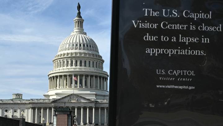 Cierre de gobierno en EU rompe récord