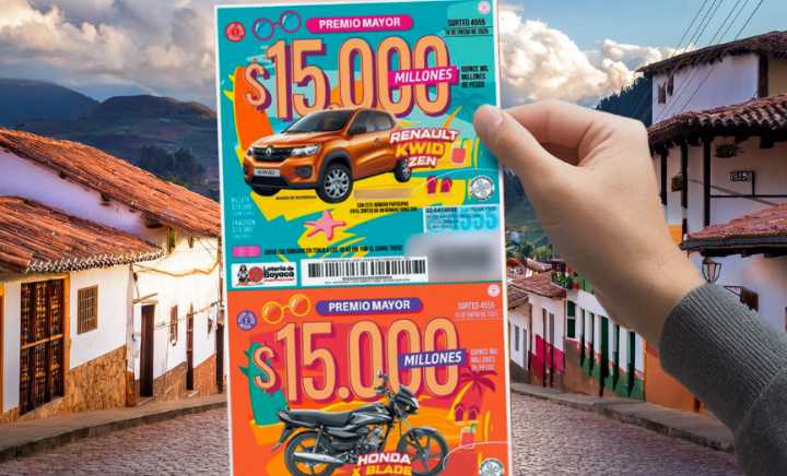Premio mayor y secos de la lotería de Lotería de Boyacá del 8 de noviembre