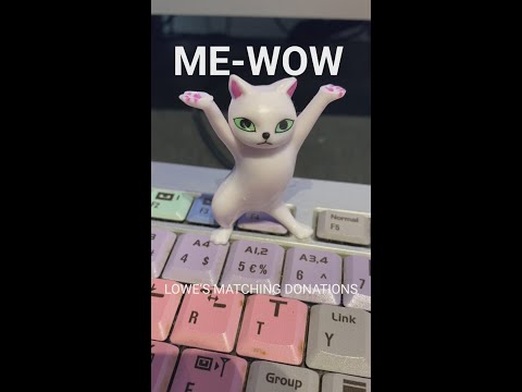 ME-WOW! Lowe's is matching donations to the Emergency Food Drive!