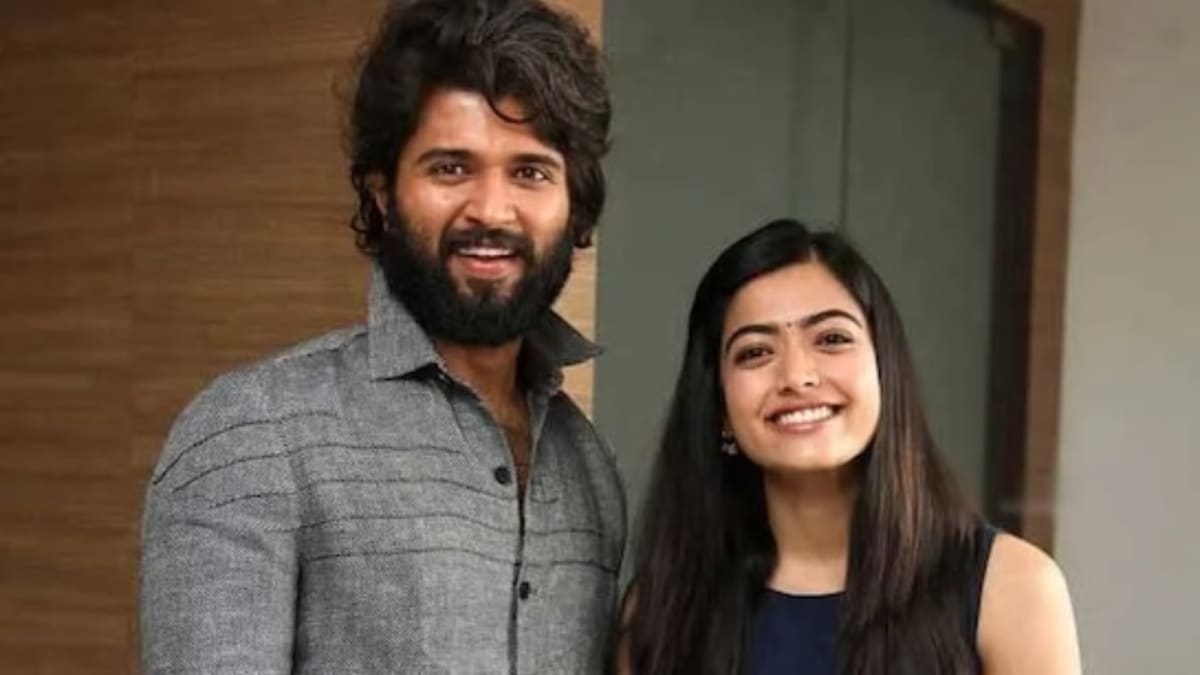 Rashmika Mandanna Gets A Surprise ‘Kiss’ From Vijay Deverakonda At The Girlfriend Success Party