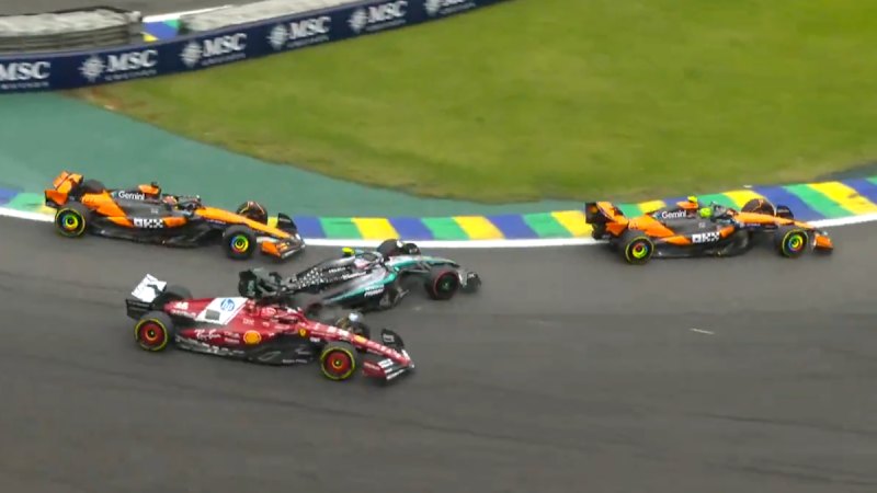 Piastri cops penalty in Brazil