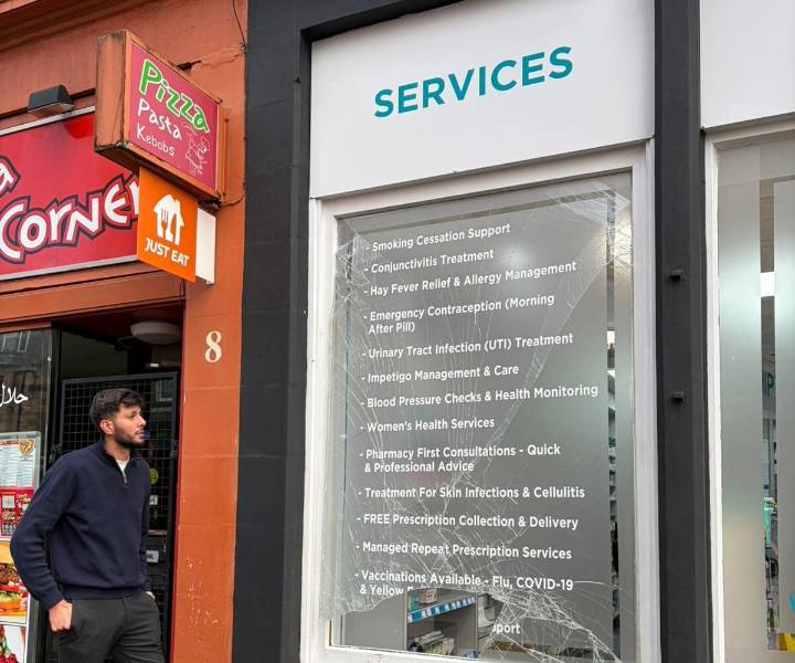 Patients and neighbours of community pharmacy show support following 'devastating' break