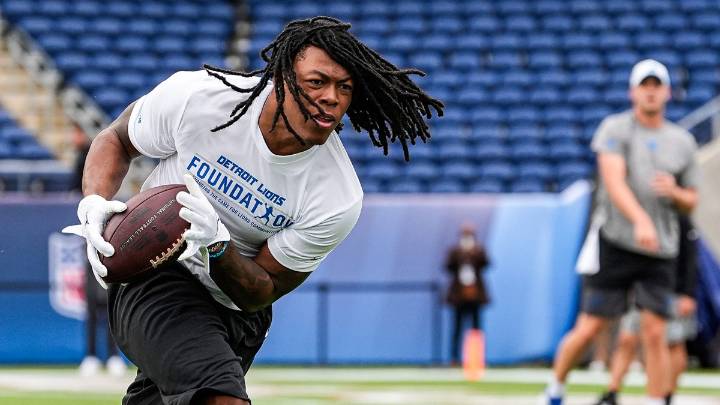 Lions’ Jahmyr Gibbs fires up hype train for electric Saquon Barkley showdown