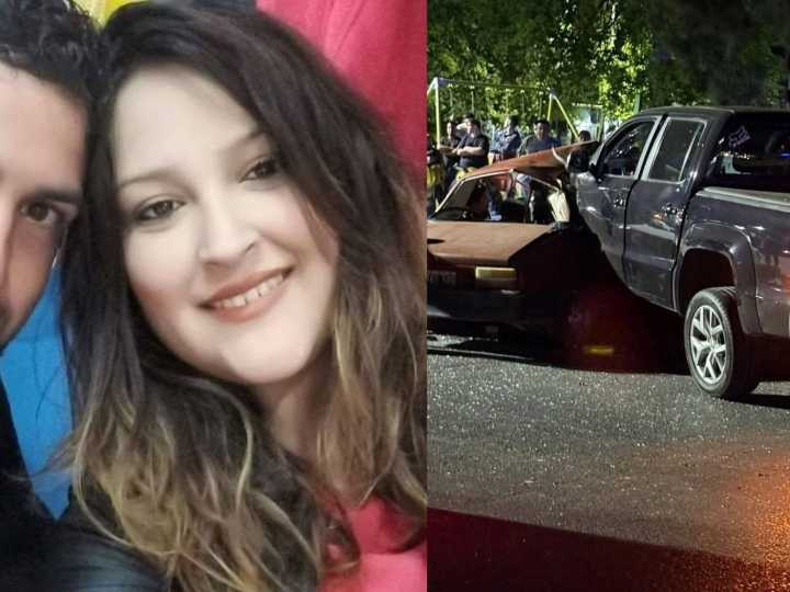 Iban en el auto con sus tres hijos y los chocó una Amarok: la pareja murió y una nena está internada grave