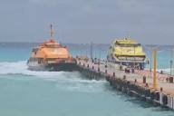 Suspenden temporalmente la ruta Cozumel-Playa del Carmen por condiciones marítimas adversas