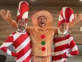 Holiday fun: "Santa's Big Red Sack," "Moonlight Elves," and more