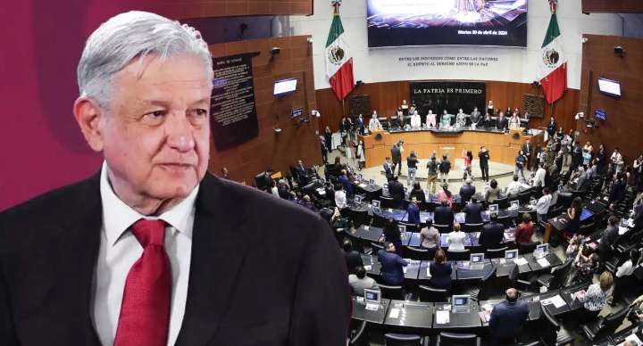 Senado felicita a AMLO por su cumpleaños en plena sesión
