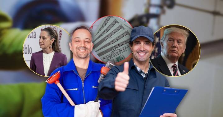 Mientras en México un plomero gana menos de 7 mil pesos al mes, en EEUU tiene un salario de más de 80 mil y con oportunidad de crecimiento