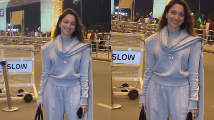 Tamannaah Bhatia’s Comfy Grey Co-Ord Set Is The Winter Fashion Inspo You Need