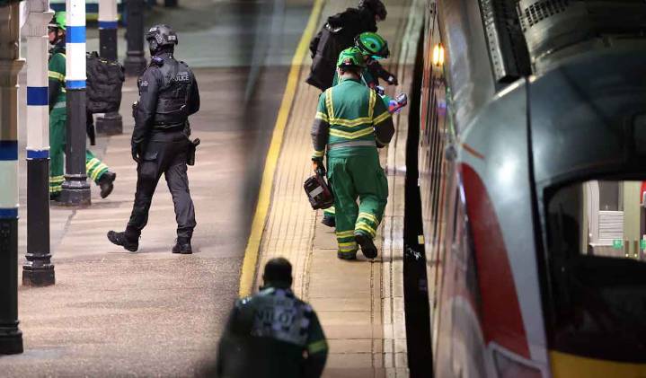 UK train stabbing leaves 10 injured, 9 critical; terror police join probe