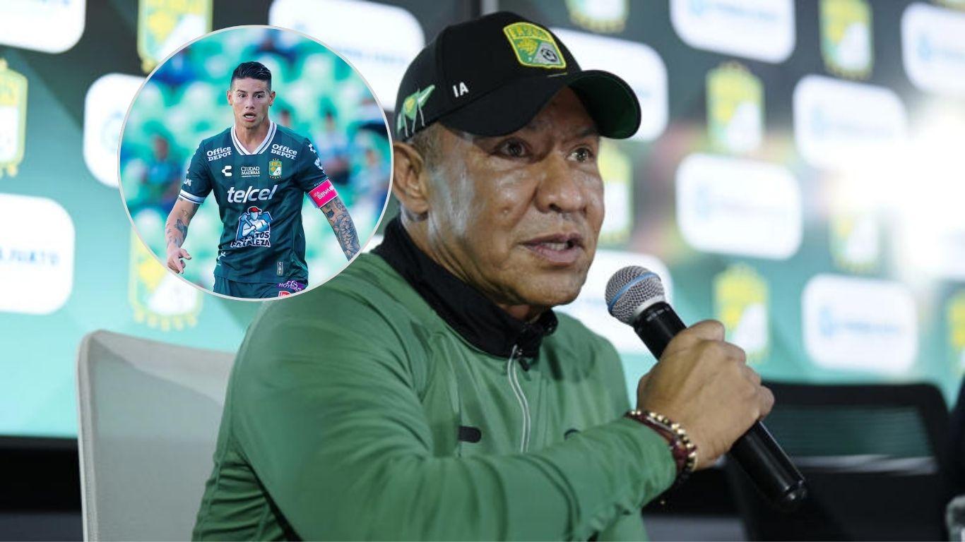 Ignacio Ambriz se despidió de James Rodríguez con un emotivo mensaje tras su último partido con León