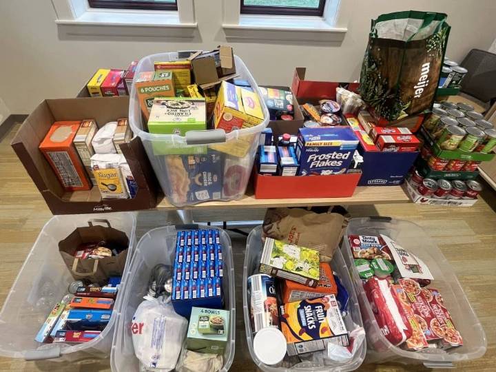 Cass County employees hold food drive