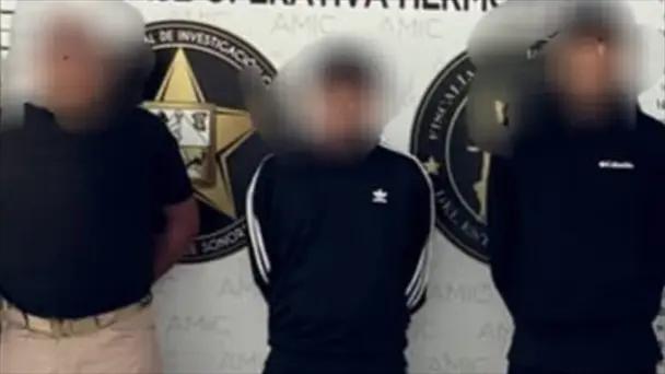 Hermosillo: Capturan a hombres armados en auto robado