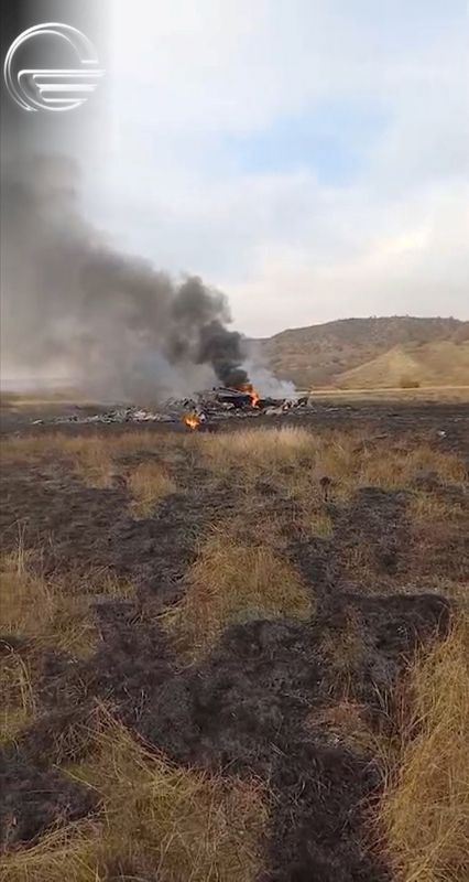 Turkish military plane crashes in Georgia with at least 20 on board