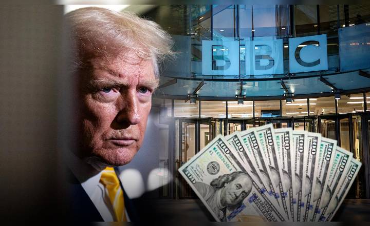 Trump demandará a la BBC pese a las disculpas por el error en documental 'engañoso': "Vamos a exigir US$5.000 millones"