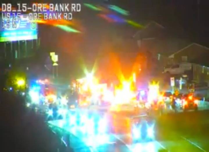 1 injured in Route 15 crash in York County