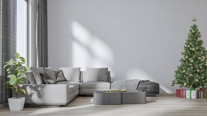 Así es como puedes ocultar la base de tu árbol de Navidad: la alternativa más elegante, práctica y natural