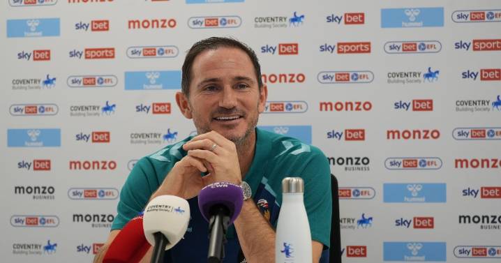 Coventry City injury news as Frank Lampard provides positive midfielder update