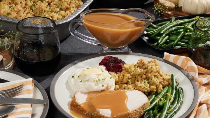 Watch video as NJ holiday feast and overloaded table collapses