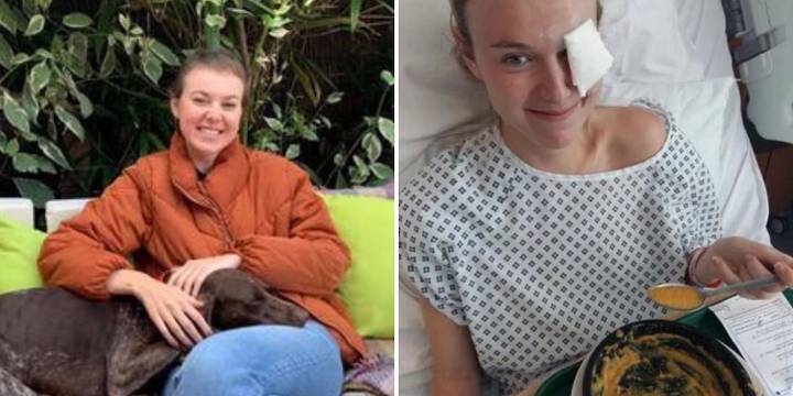 Una joven creyó que la visión doble era por la presión del avión y era un tumor cerebral mortal