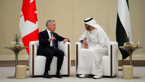 Carney wraps U.A.E. visit with pledge of $70B to be invested in Canada