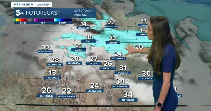Dramatic drop in temperatures this weekend with the possibility of snow on the way