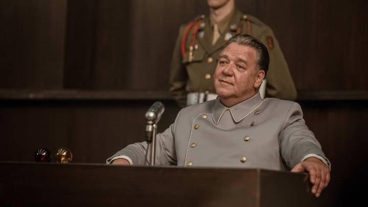Movie Review: Russell Crowe and Rami Malek face off in the Nazi trial drama 'Nuremberg'