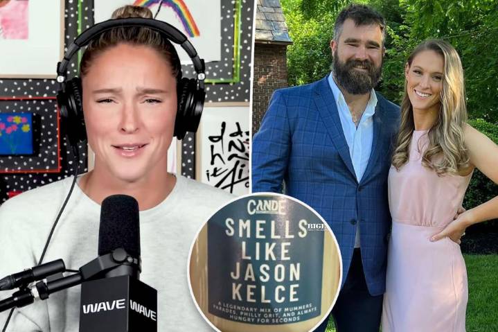 Kylie Kelce talks about ‘Smells like Jason Kelce’ candle on ‘Not Gonna Lie’ podcast
