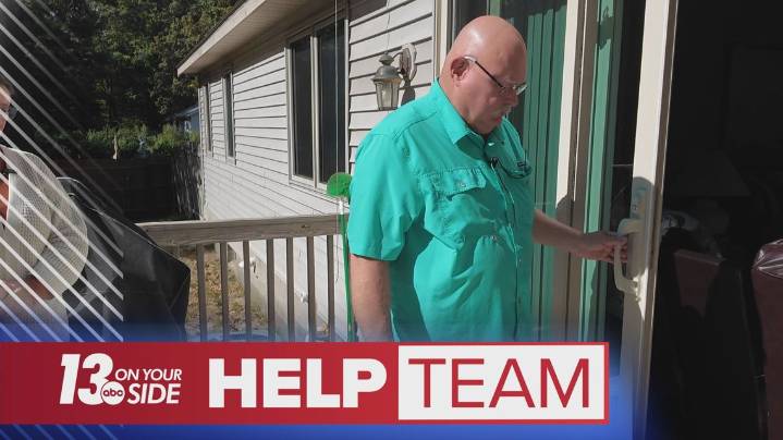 Muskegon man waits months for missing patio door piece