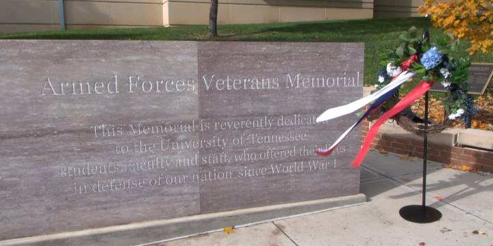 ‘We pay tribute to all of them’ | New name added to UT Armed Forces Veterans Memorial