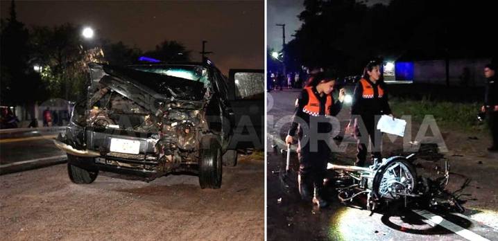 Dos chicos santiagueños que volvían en moto de jugar al fútbol murieron en el acto al chocar de frente con una camioneta