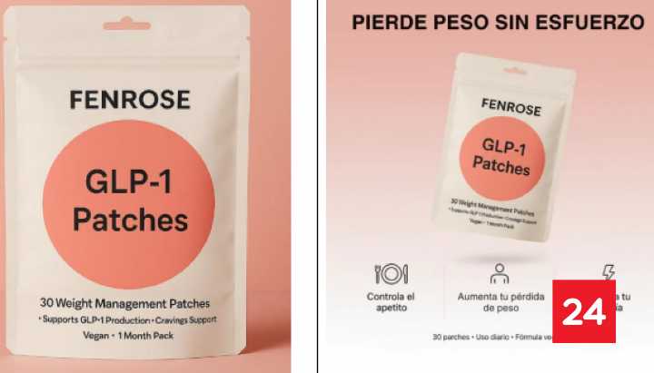 "No posee autorización sanitaria": ISP emite alerta por venta de parches para "bajar de peso"