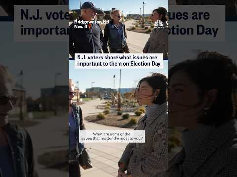 N.J. voters share what issues are important to them on Election Day