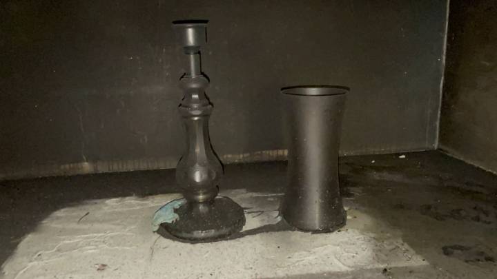 Incendian área de Sacristía de Capilla