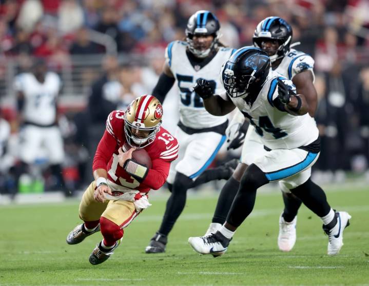 Instant analysis of 49ers’ 20-9 win despite Panthers’ three interceptions of Purdy