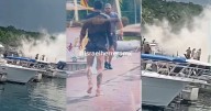 Pánico en Cozumel: incendio de embarcación de la Marina deja a cuatro hospitalizados