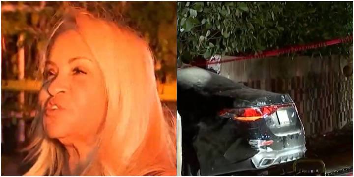 Accidente impactante en Miami-Dade: vehículo destruye parte de una vivienda con una mujer adentro