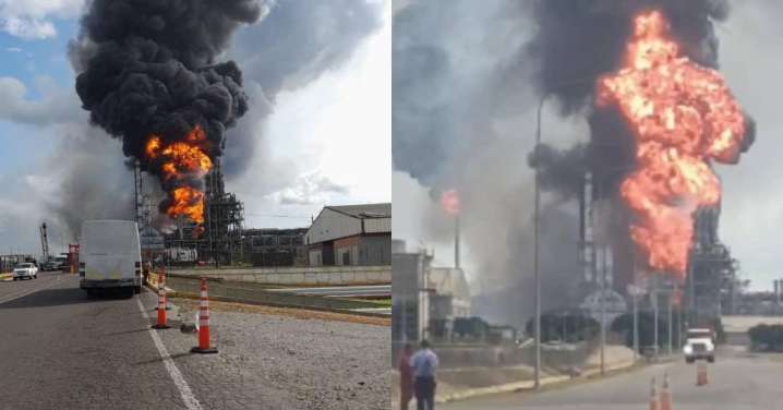 Planta de petróleo se incendia en Venezuela: Una explosión provocó la evacuación del personal