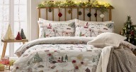 Shoppers rush for 'gorgeous' Dunelm Christmas bedding now under £4 with deal that gives 'two looks in one'