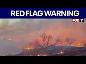 Central Texas under Red Flag Warning for Sunday