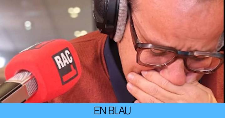 Àngel Llàcer detiene una entrevista y llora recordando un ataque de ansiedad inesperado