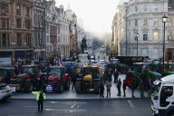 Farmers' protest LIVE: Arrests made as tractors descend on Trafalgar Square on Budget day
